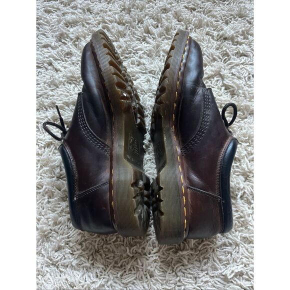 VTG Dr. Martens 8053 Brown Leather Oxfords Dress Shoes England US Mens 11 UK 10 main image 5
